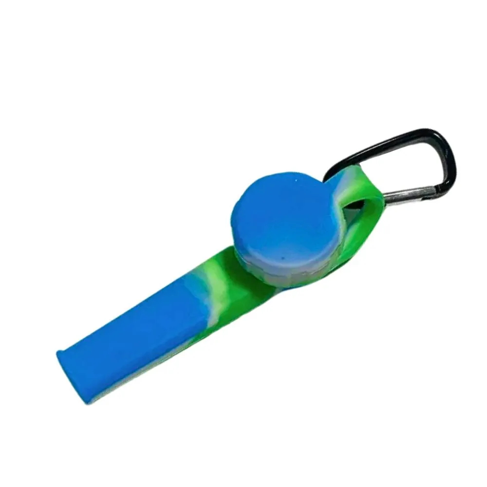 Silicone Pipe - Green and Blue Assorted Styles