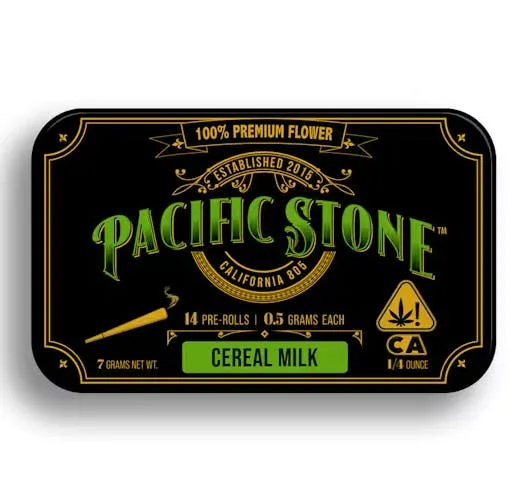 Pacific Stone | Pre-Rolls | 14pk | Cereal Milk | H | 7g