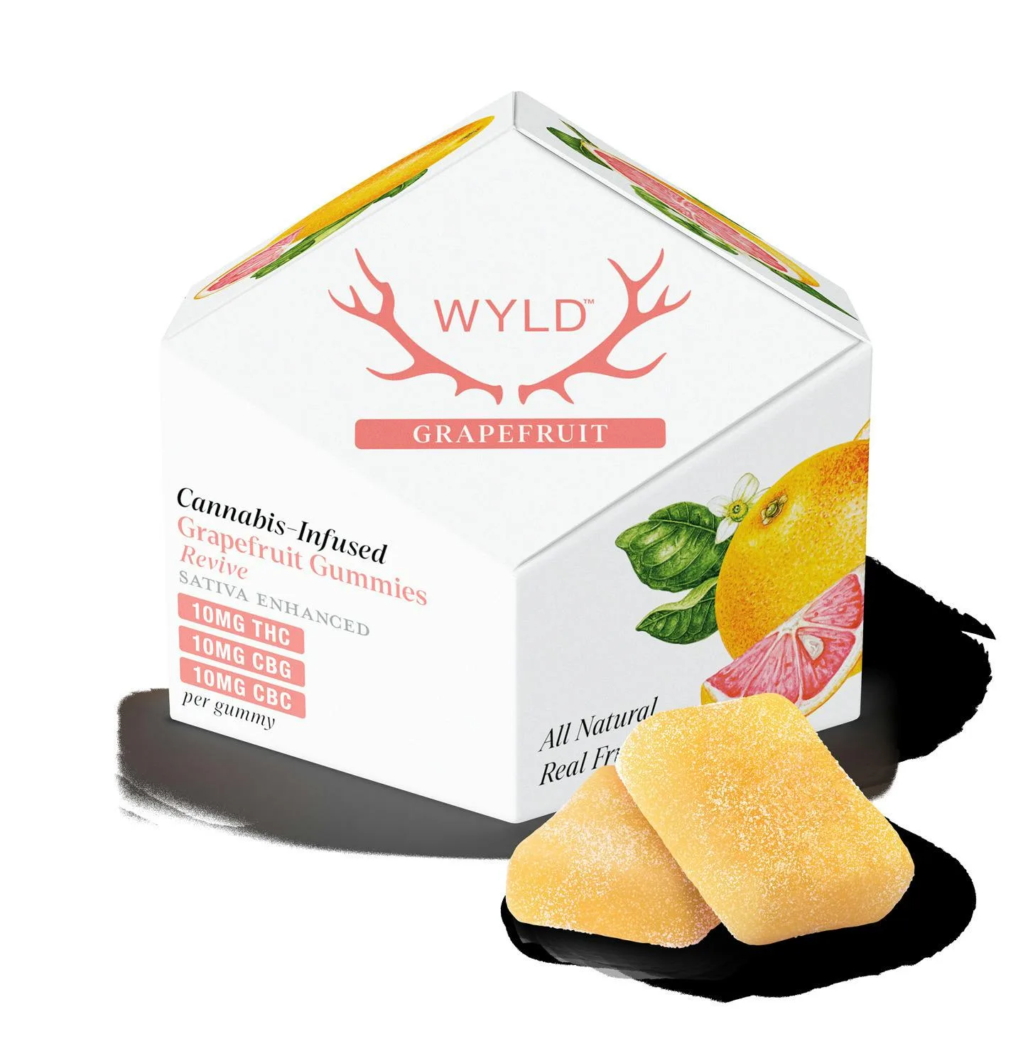 Wyld - Grapefruit 1:1:1 THC:CBG:CBC (s) - Gummies