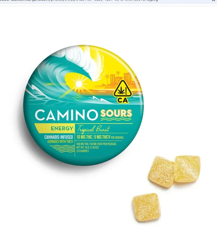 CAMINO - TROPICAL BURST THCV GUMMIES 100MG