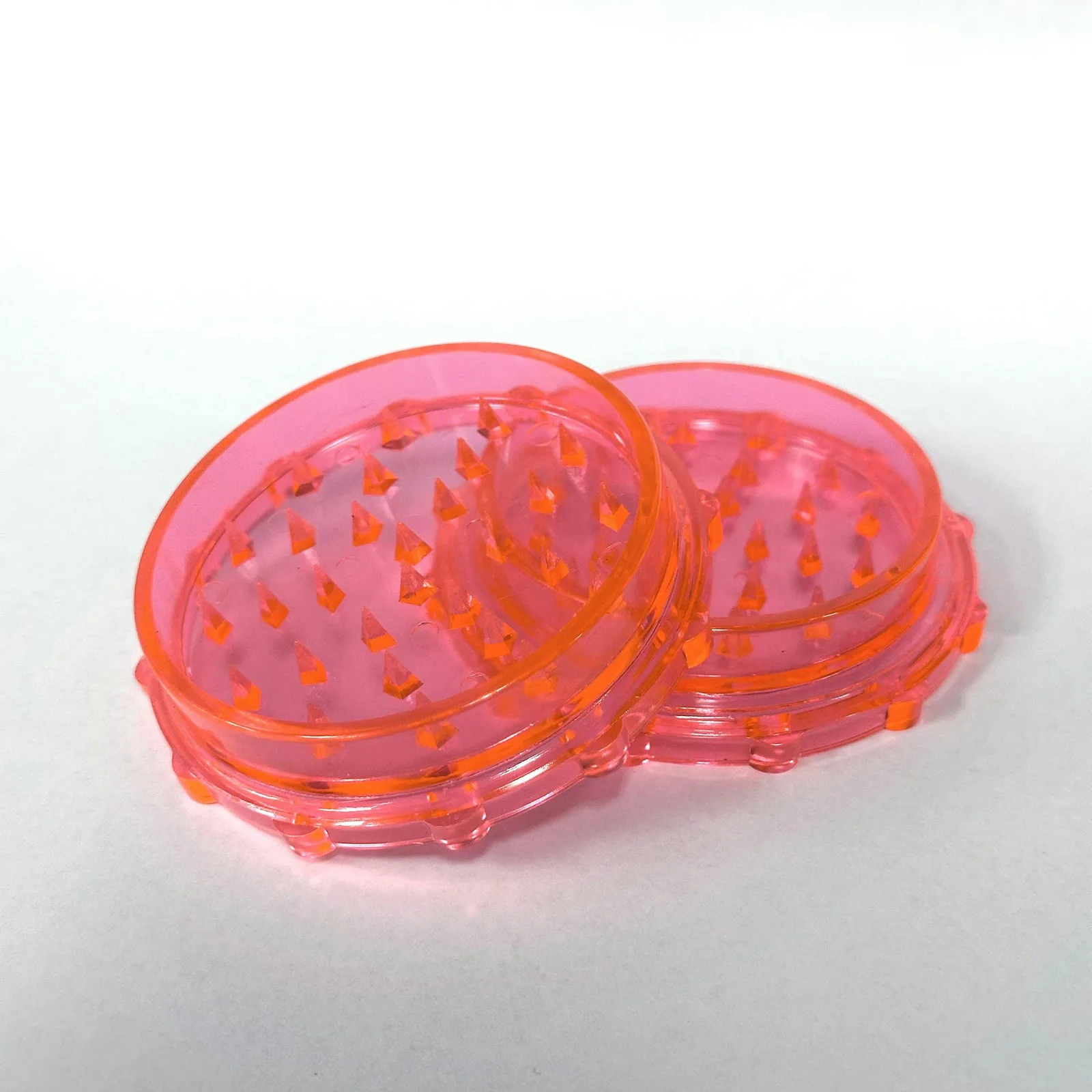 Plastic Herb Grinder 3 Part Non Magnetic Shark Teeth