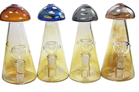 7" Perc Mushroom Beaker - Bong
