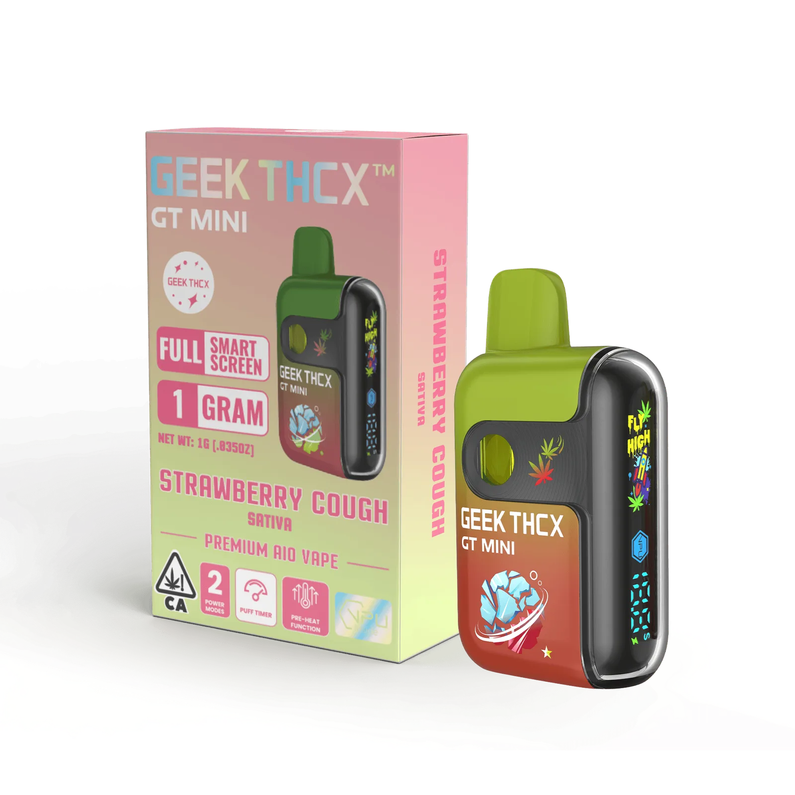 GEEK THCX - 1g AIO - Strawberry Cough