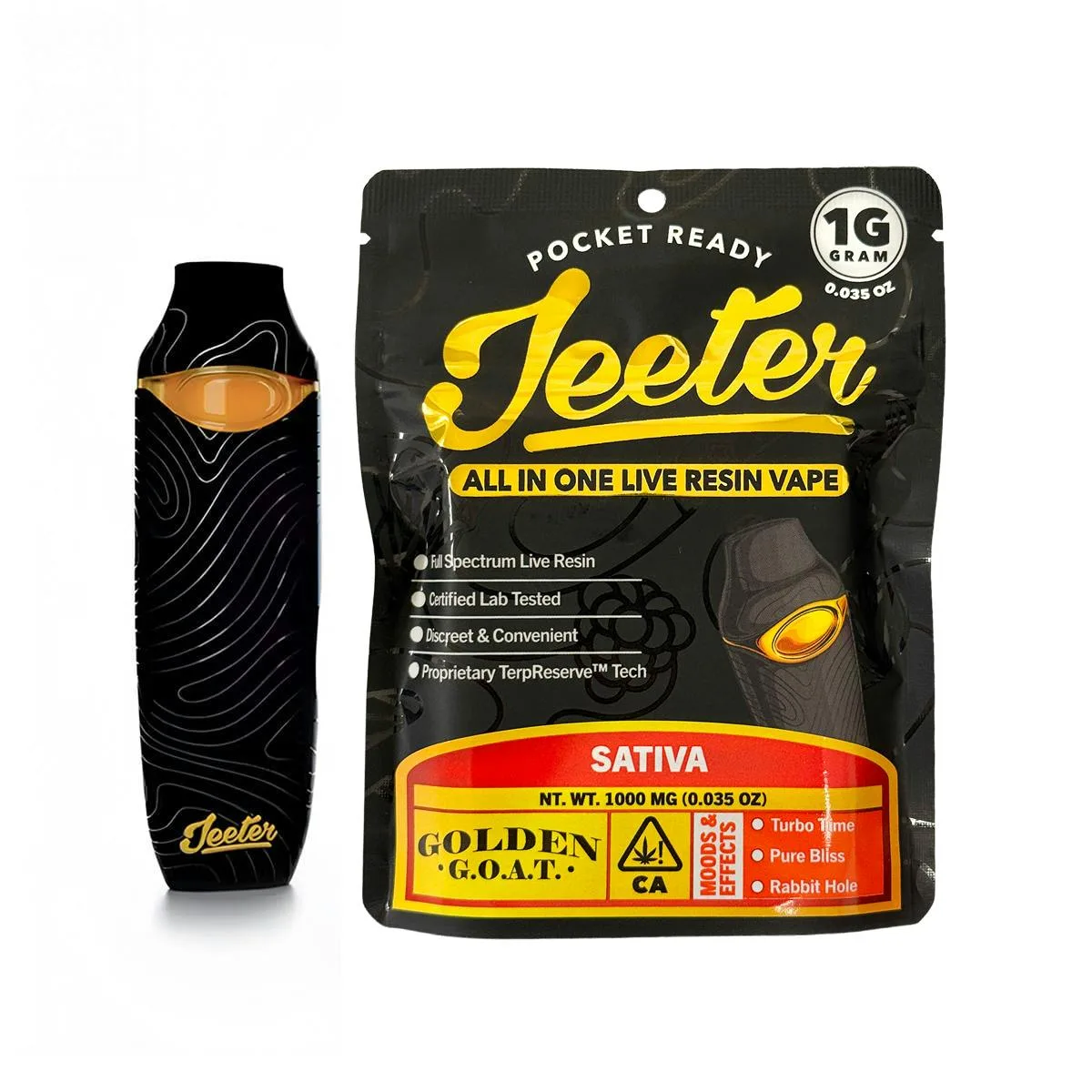 Golden G.O.A.T [S] - Live Resin Ready To Use