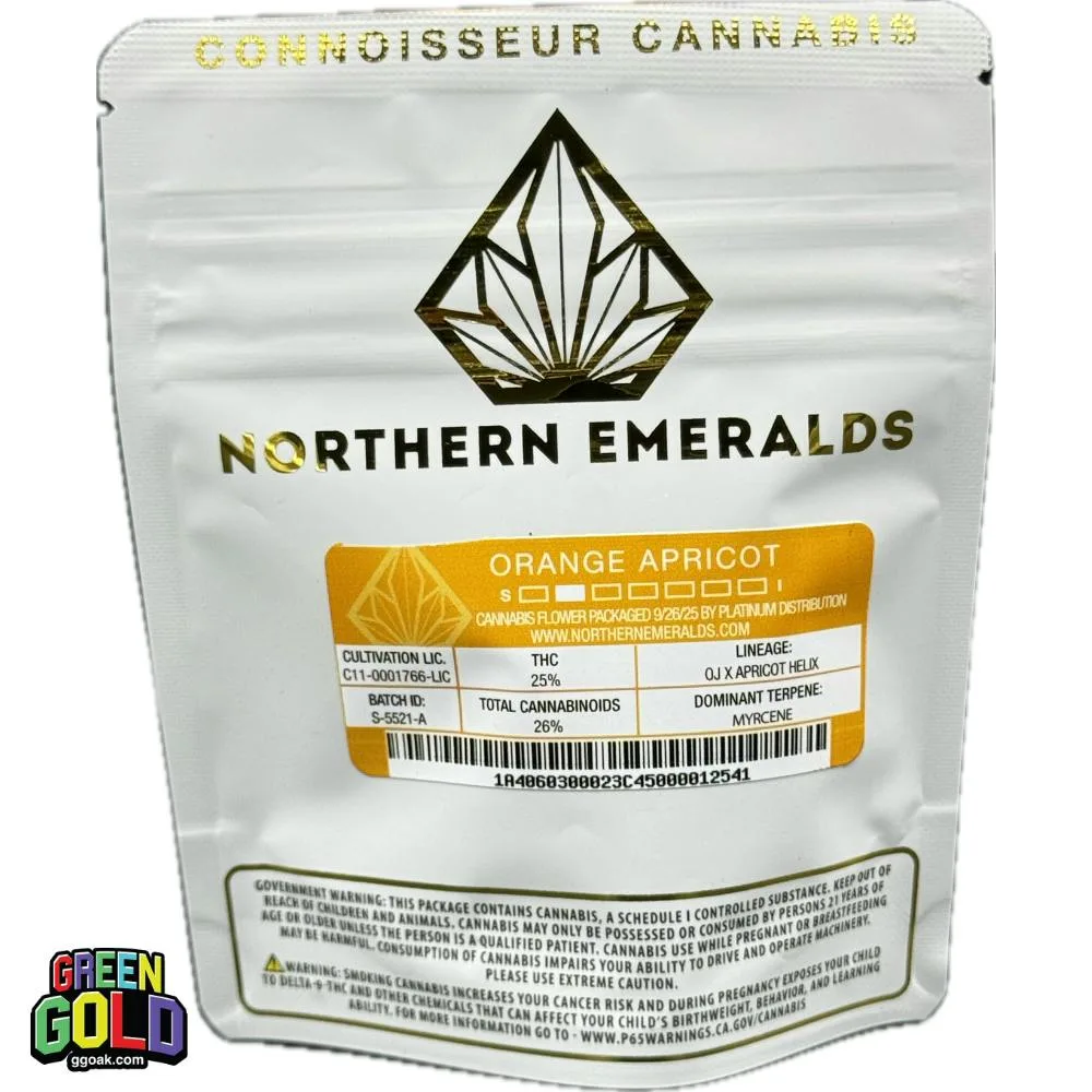 NORTHERN EMERALDS Premium ORANGE APRICOT 5g