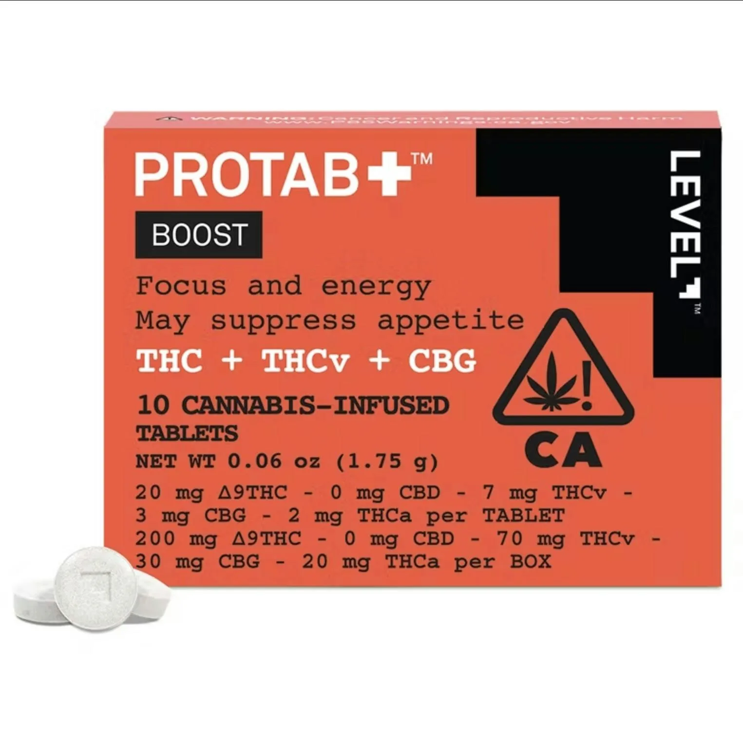 Level Protab + Boost 10pk 370mg