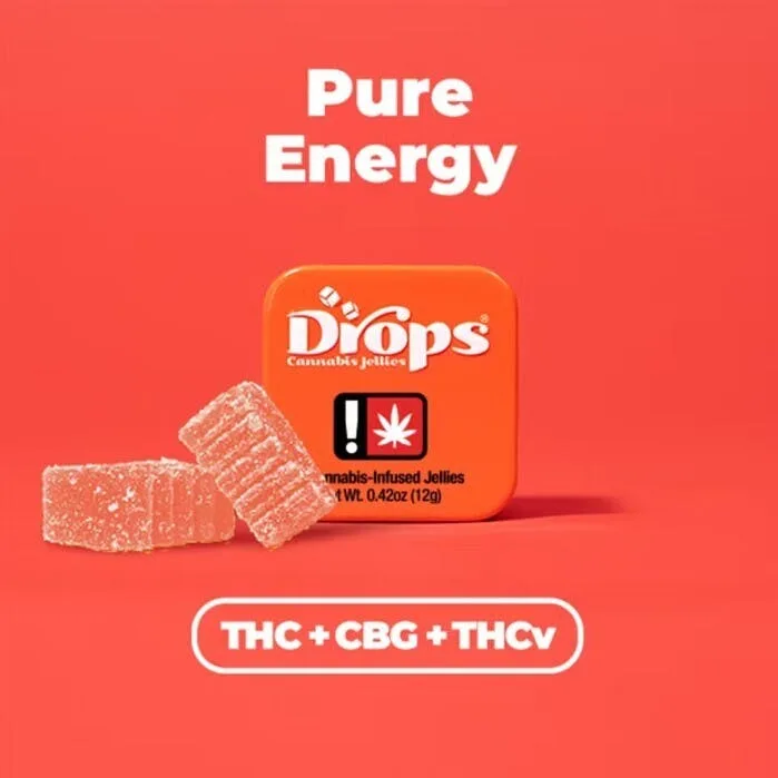 Drops - Drops Gummies 2pk Strawberry 1:1:2 THC/CBG/THCv 100mg - 12 g