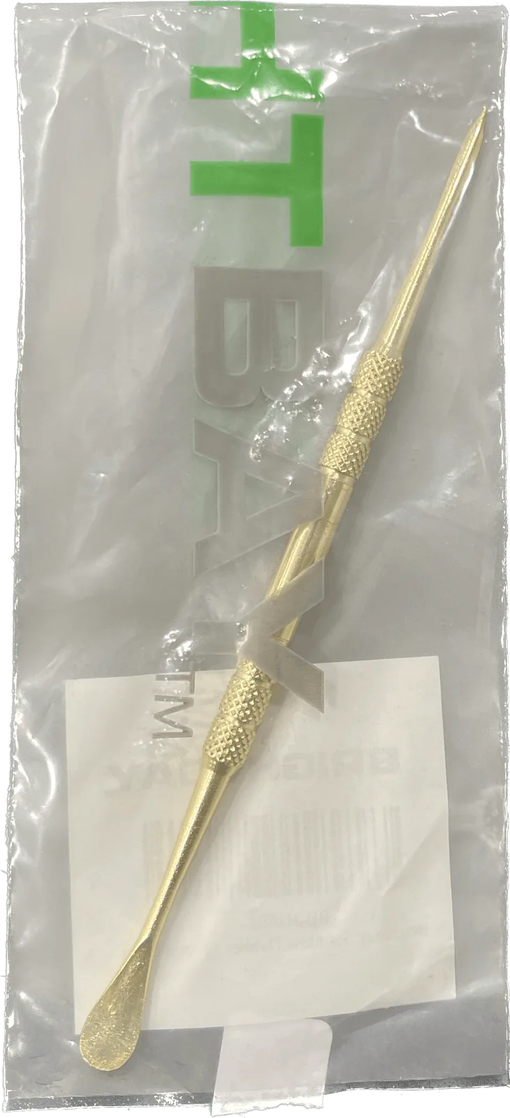 BrightBay Stainless Steel Dabber 120mm Gold
