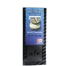 High Voltage 1000mg Cookies & Cream Chocolate Bar