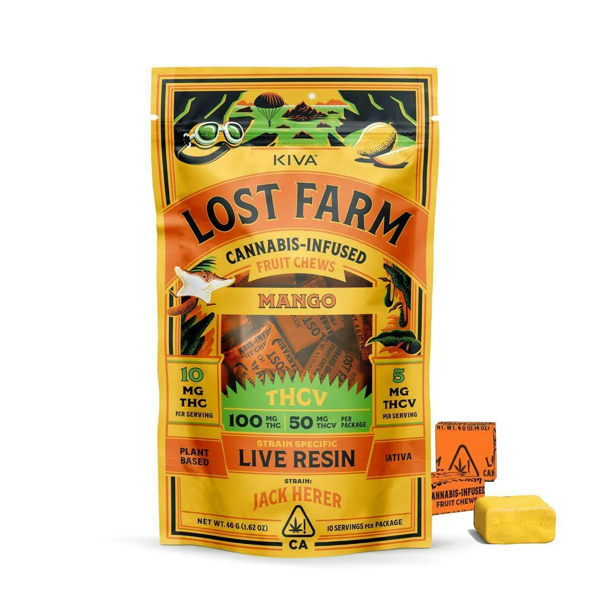 MANGO JACK HERER ROSIN THCV CHEWS 10:5 (100MG)