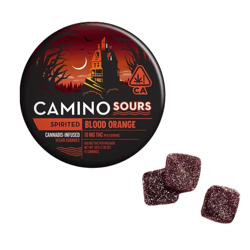 Camino Sours Blood Orange "Spirited" Gummies - 10 Gummies