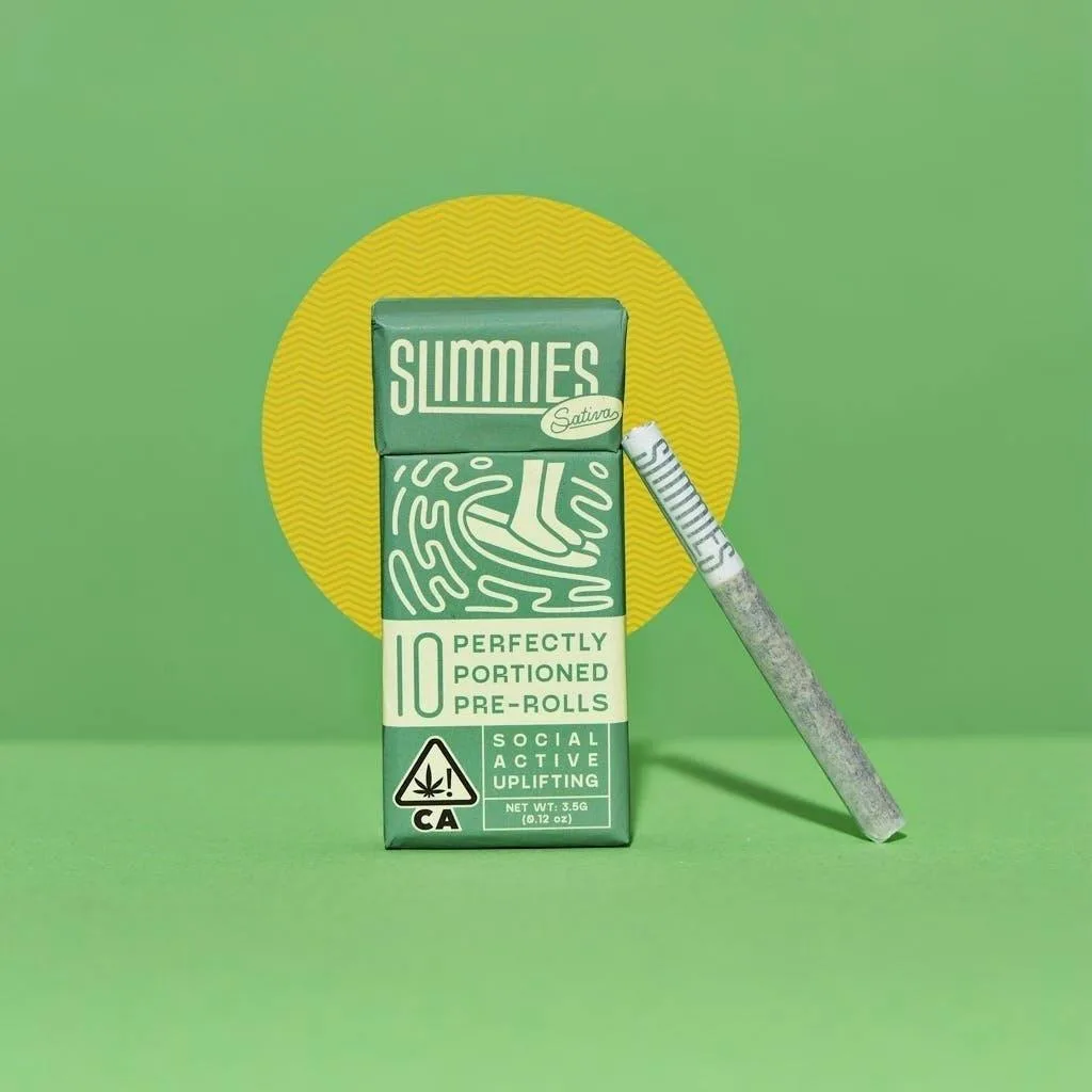 Slimmies Citrus Haze Joints 10pk Sativa ( 3.5g Indoor Flwr )