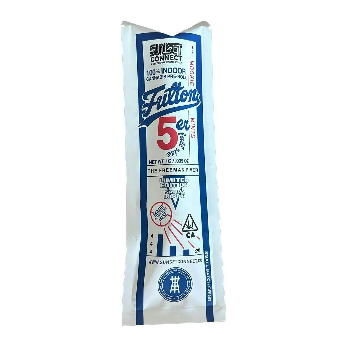 Sunset Connect - Mookie Mints Indoor - Pre Roll (1g) - Pre Roll