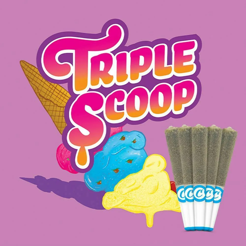 Cookies - 5 Pack Infused Pre Roll - Triple Scoop