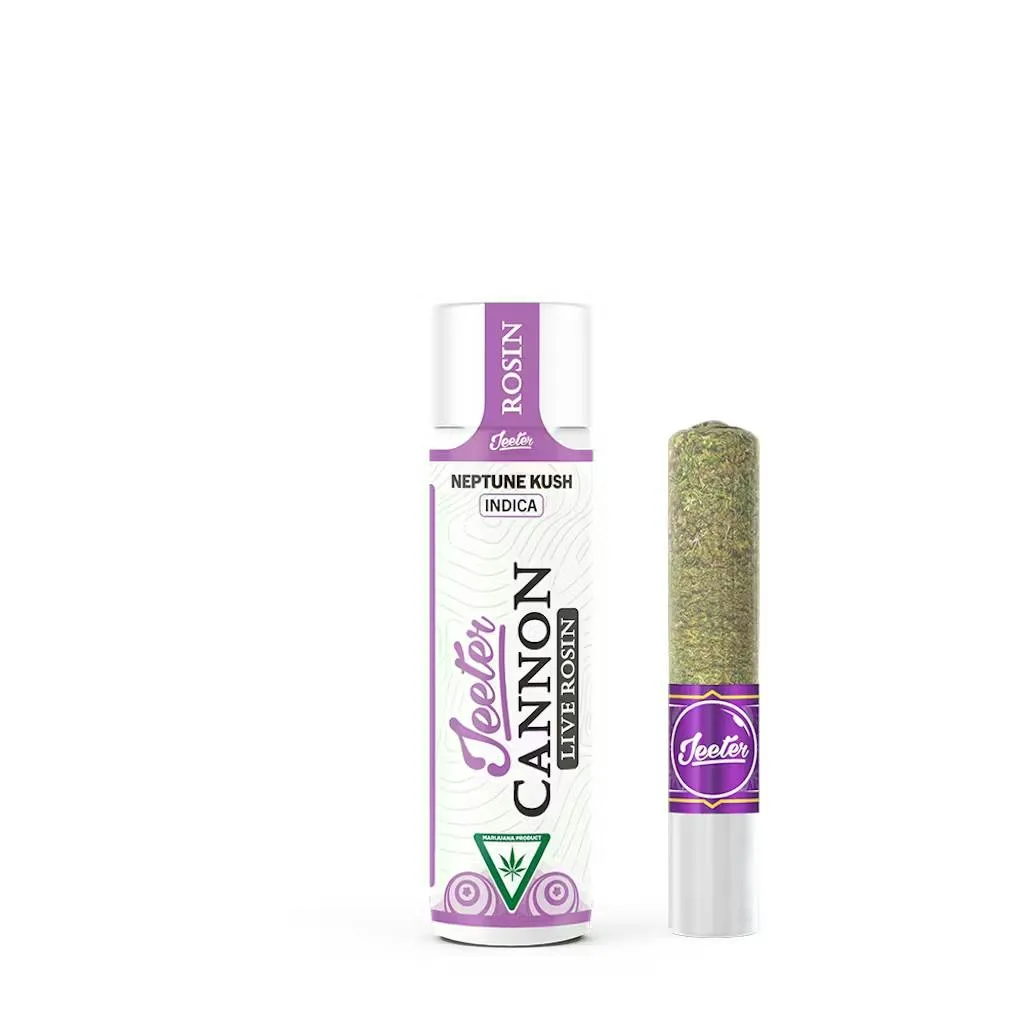 Jeeter | Neptune Kush | Live Rosin Cannon | Infused Joint | 1.3g