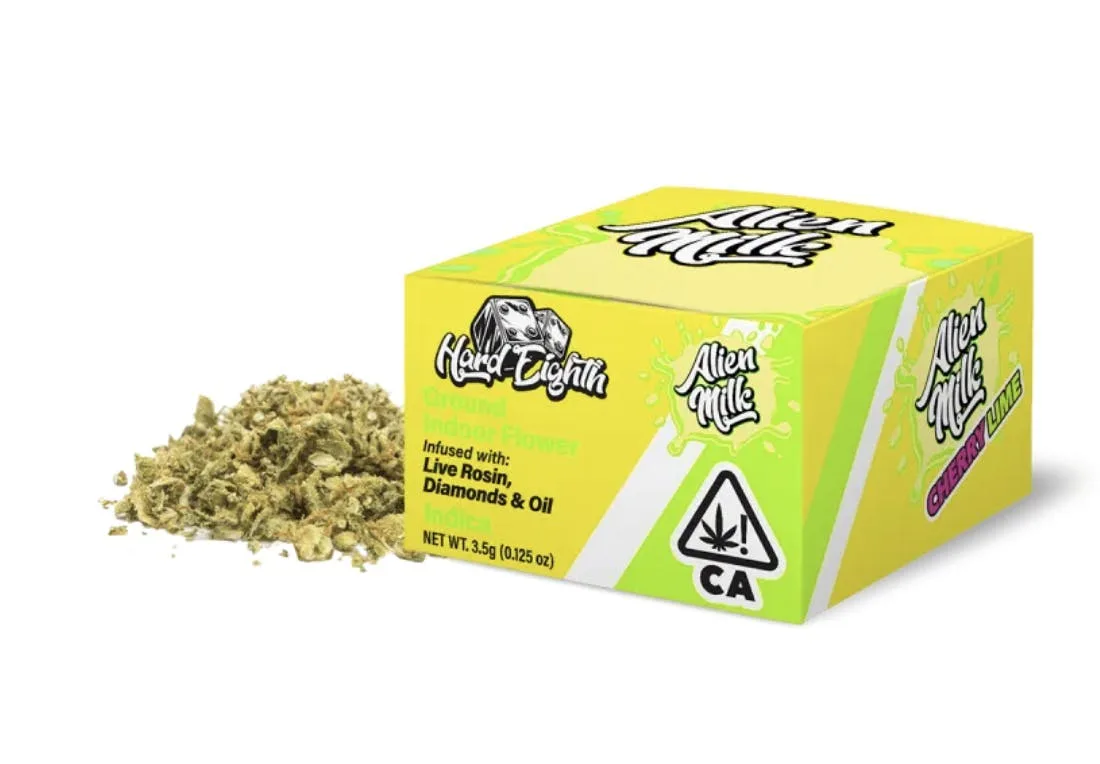 Hard Eighth - Hard Eighth | Alien Milk Infused Flower 3.5G