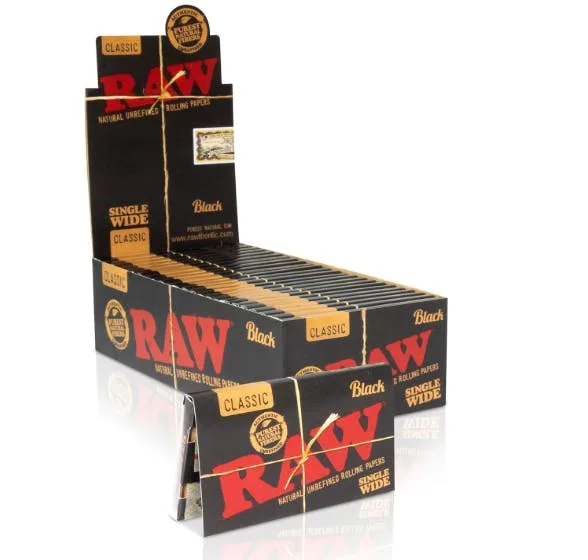 RAW - BLACK SINGLE WIDE DOUBLE FEED