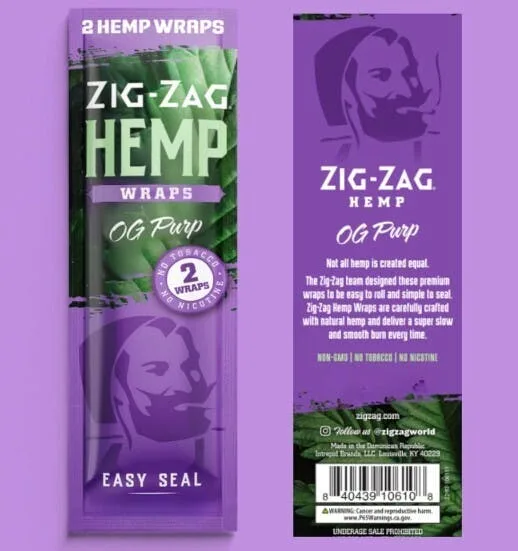 OG PURP - HEMP WRAPS 2PK