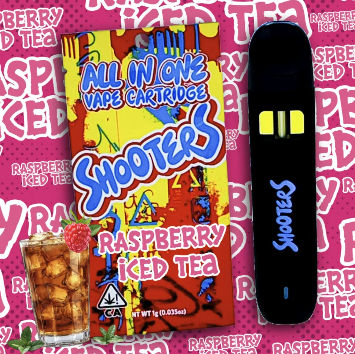 Shooters - All In One - Raspberry Iced Tea 1g