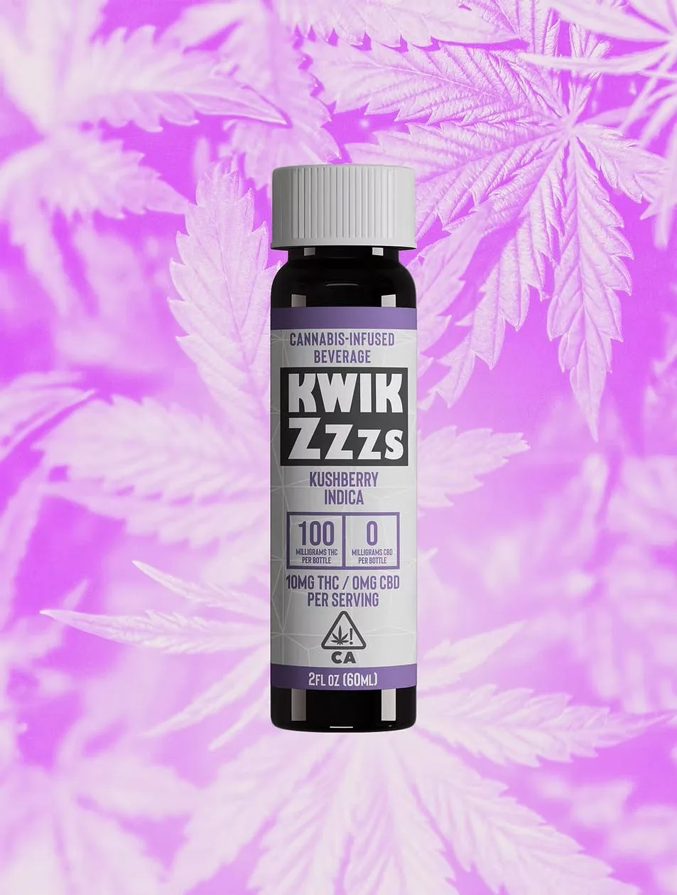 KWIK EASE - KWIK ZZZZS KUSHBERRY - INDICA 100MG SHOT
