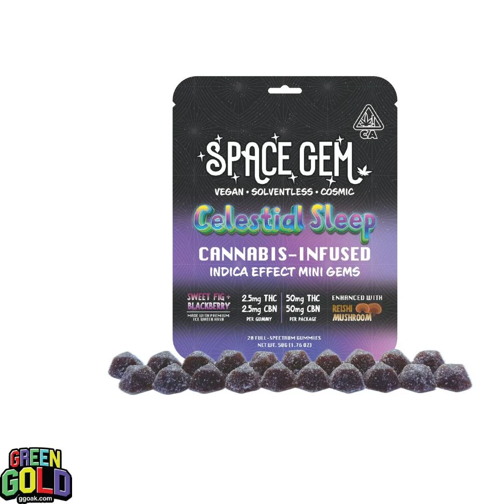 Space Gem Indica Effect Mini Gummies 100mg