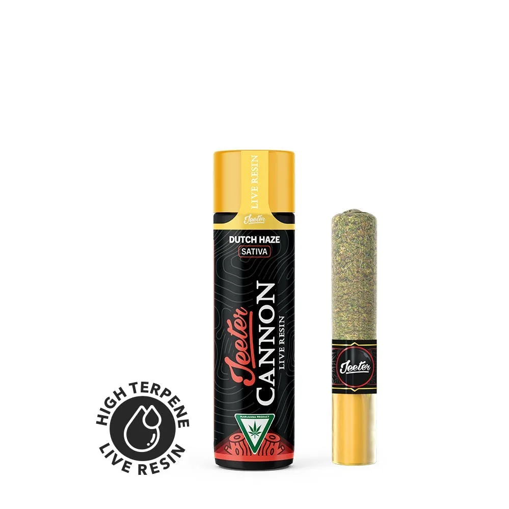 Jeeter | Dutch Haze | Live Resin Cannon | Infused Joint | 1.3g