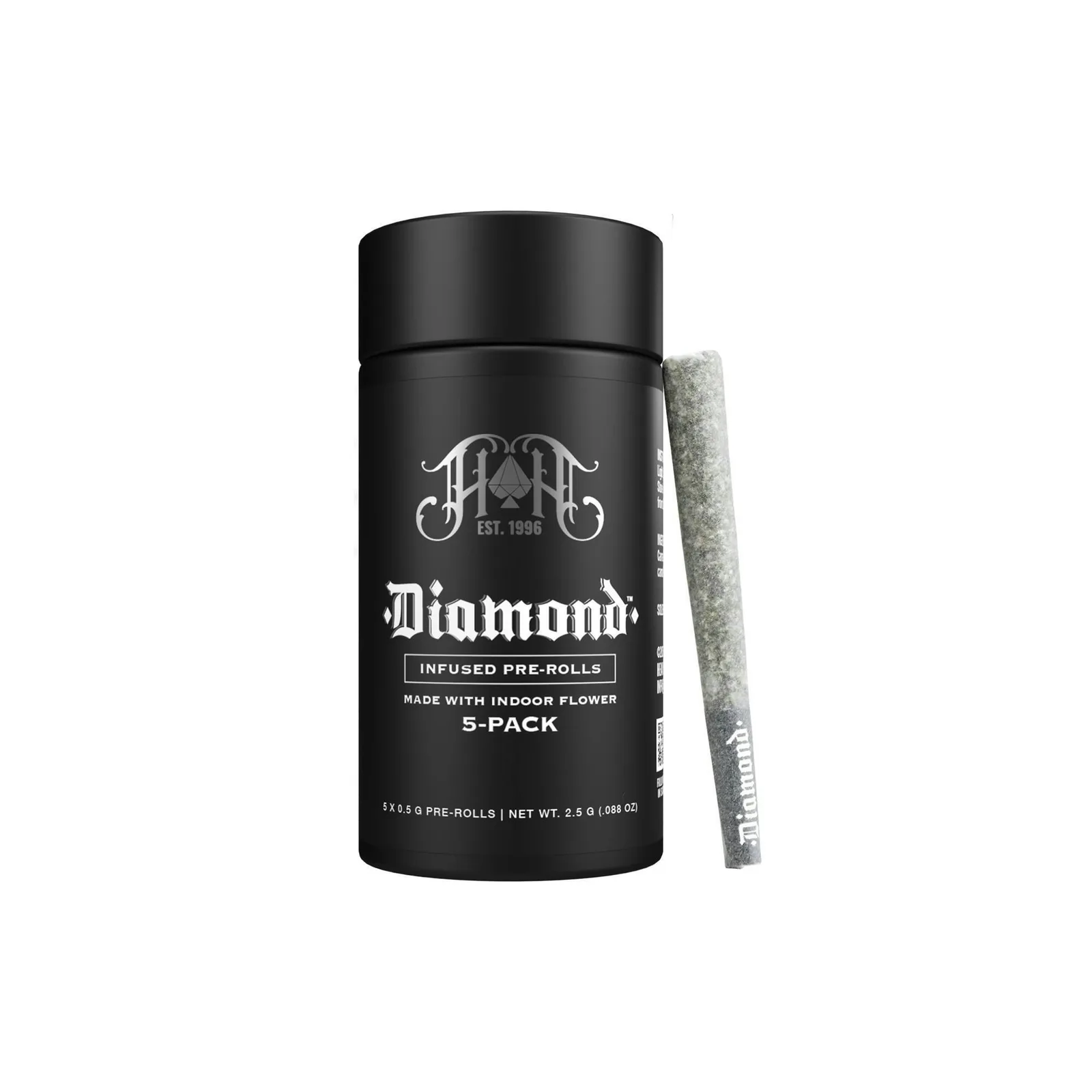 HEAVY HITTERS - SLURRICANE - 0.5G - DIAMOND INFUSED PREROLL - 5PK - HYBRID