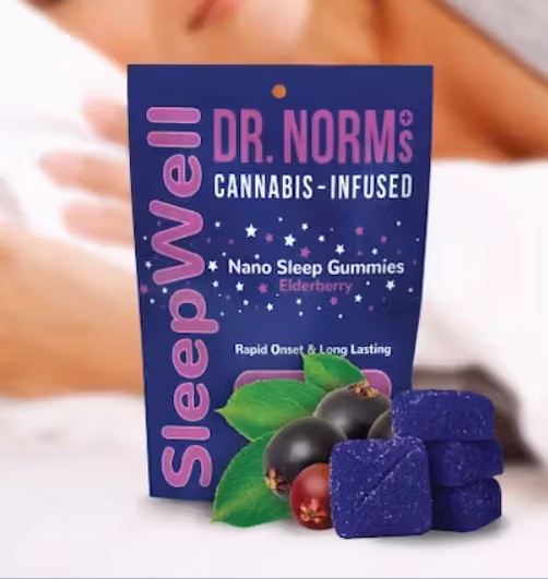 Elderberry 2:1 THC:CBN Nano Sleep Gummies 100mg