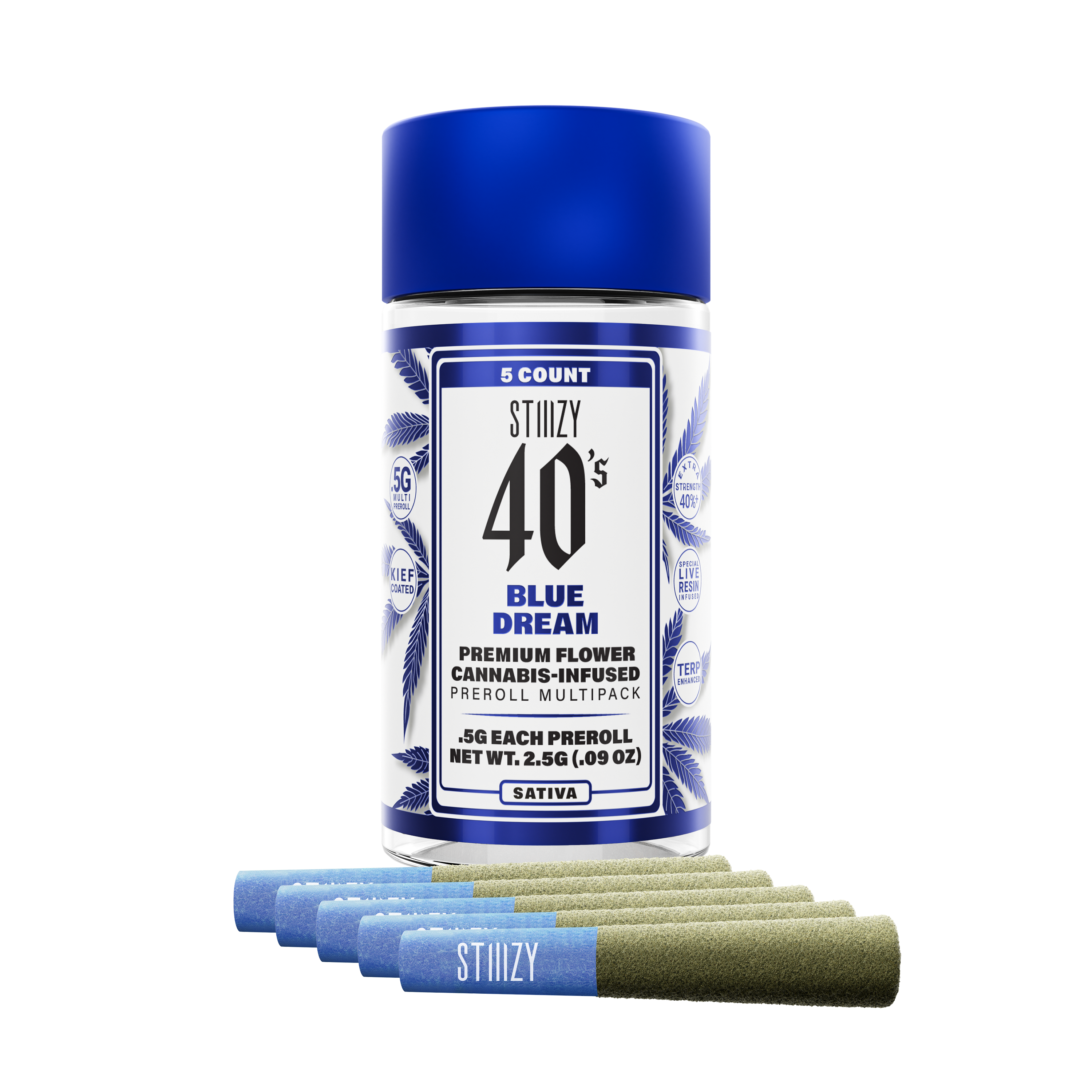 STIIIZY - 40s PREROLL MULTI PACK - BLUE DREAM - 2.5 g