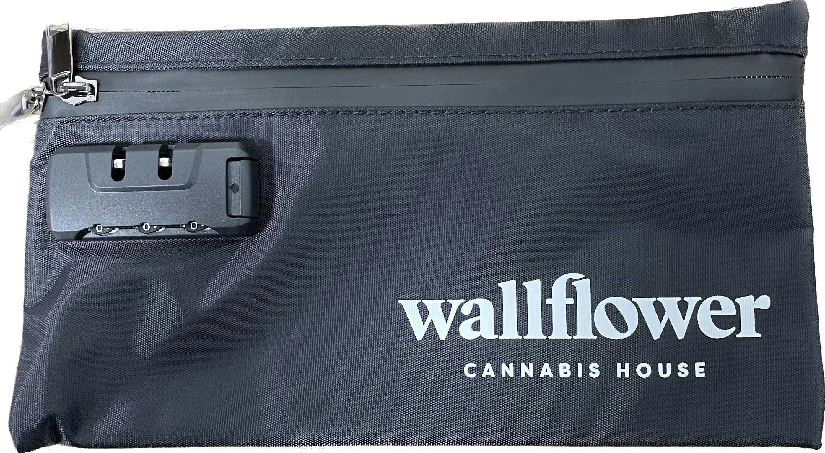 Wallflower - Smell Proof Stash Bag (Black)
