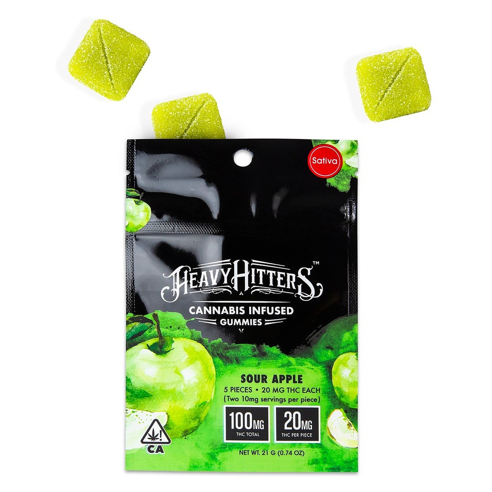 Atomic Apple HH 100mg THC Gummies - Gummy