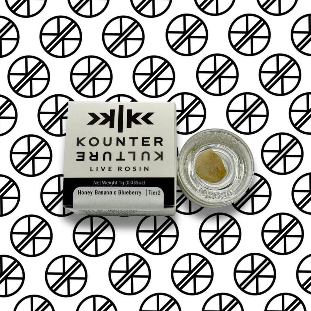 Honey Banana x Blueberry | Solventless | Rosin | 1g