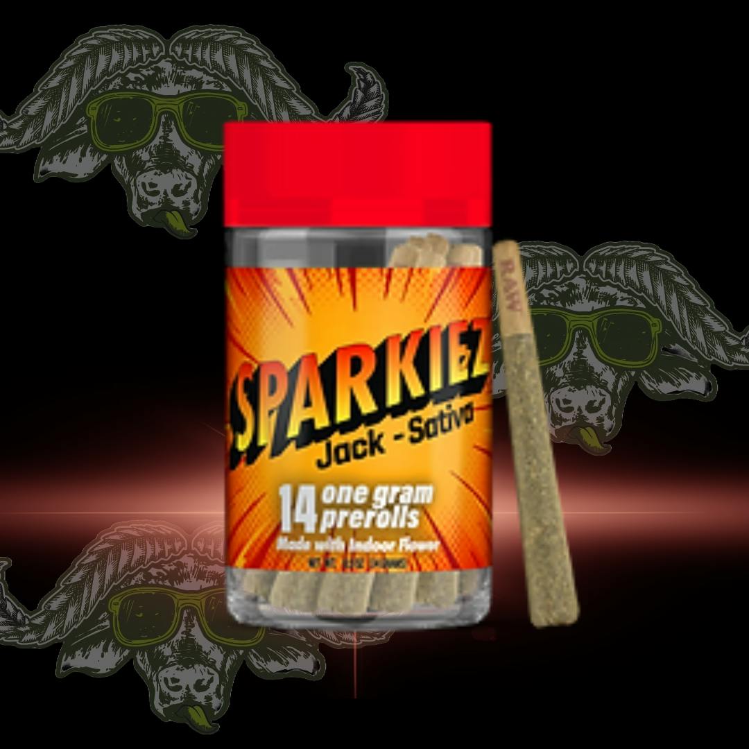 SPARKIES - 1G PREROLLS 14PK - JACK