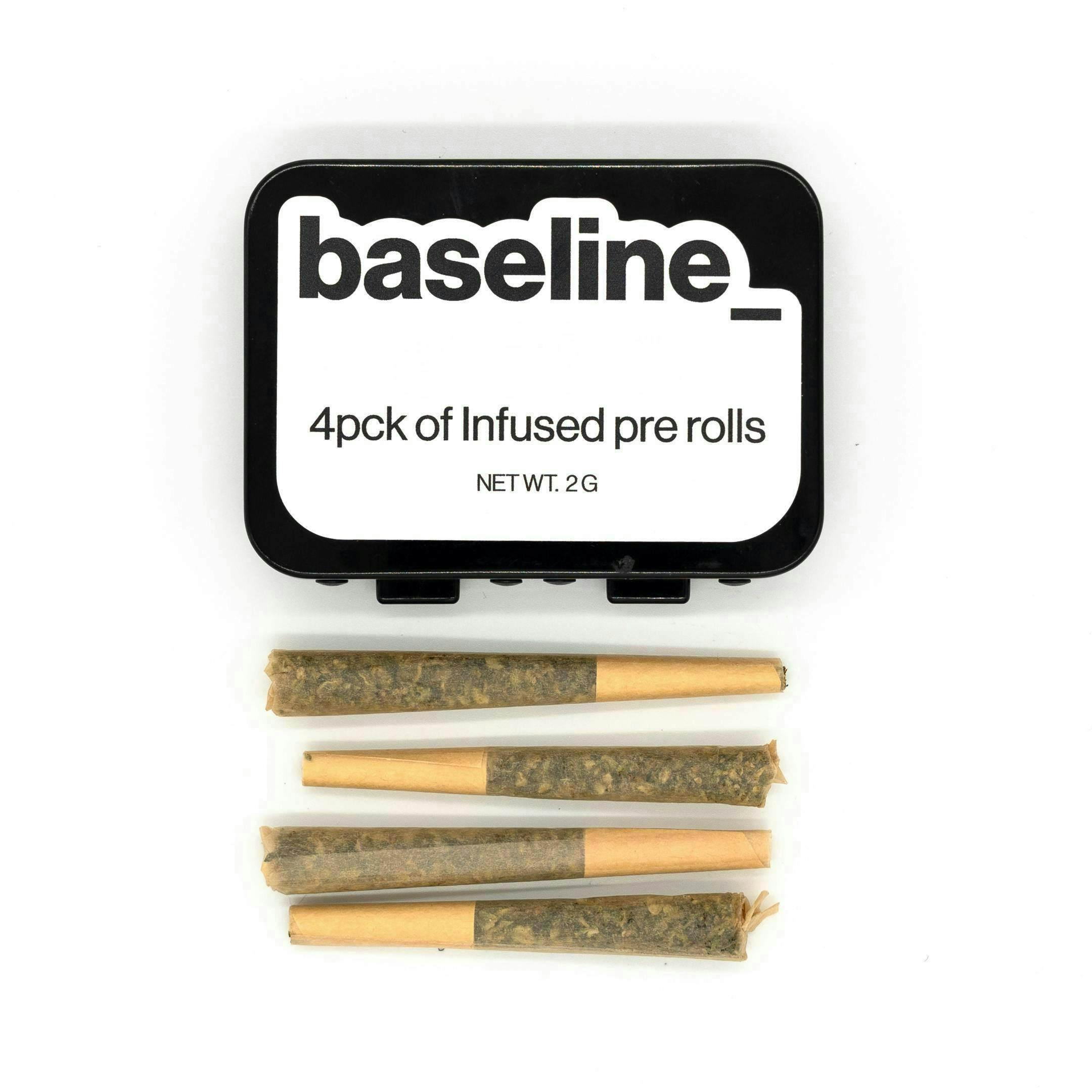 Baseline | Pie Hoe Infused 4pk Pre-Roll 2g