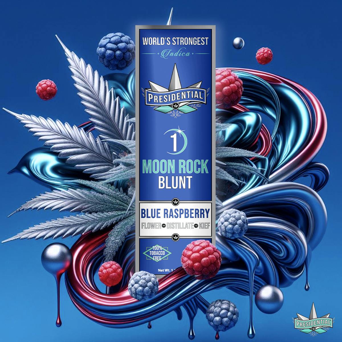 Presidential Moon Rock Blunt - Blue Raspberry (1.5g)