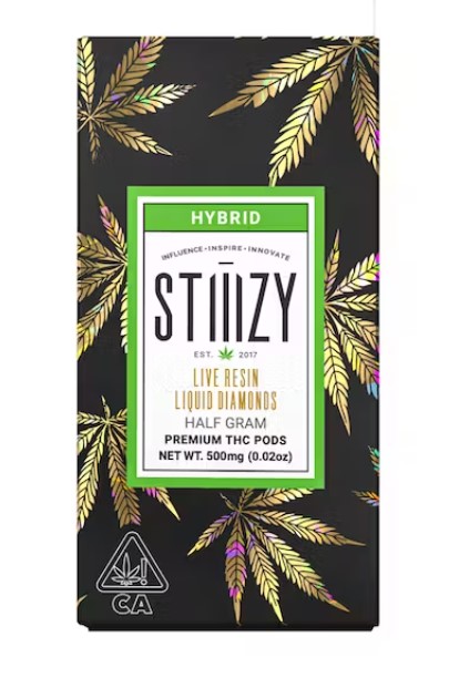 Stiiizy .5g Lemon Cherry Gelato Live Resin Pod PD