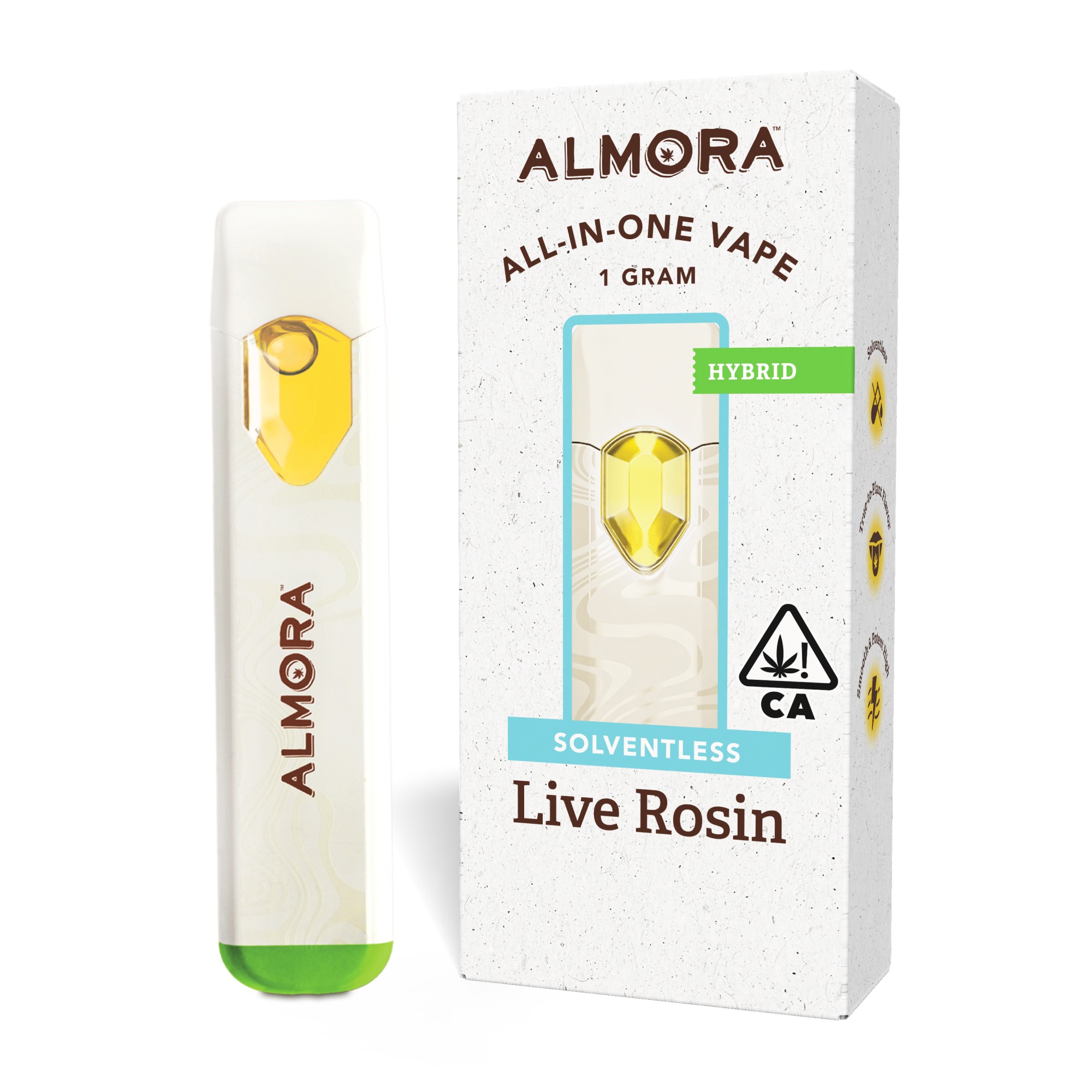 Almora Farm: Purple Trainwreck 1g AIO Live Rosin
