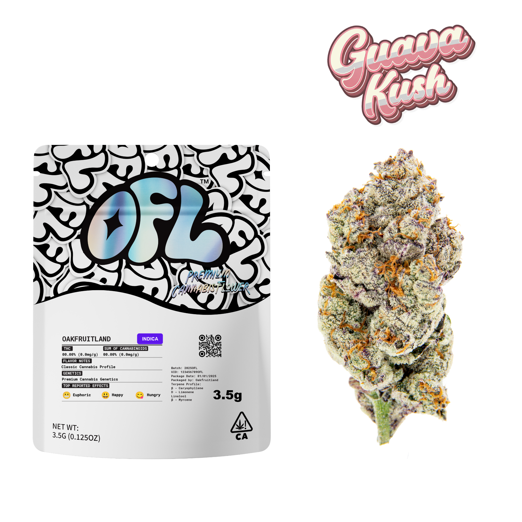 OAKFRUITLAND PREMIUM 3.5G - GUAVA KUSH (H)