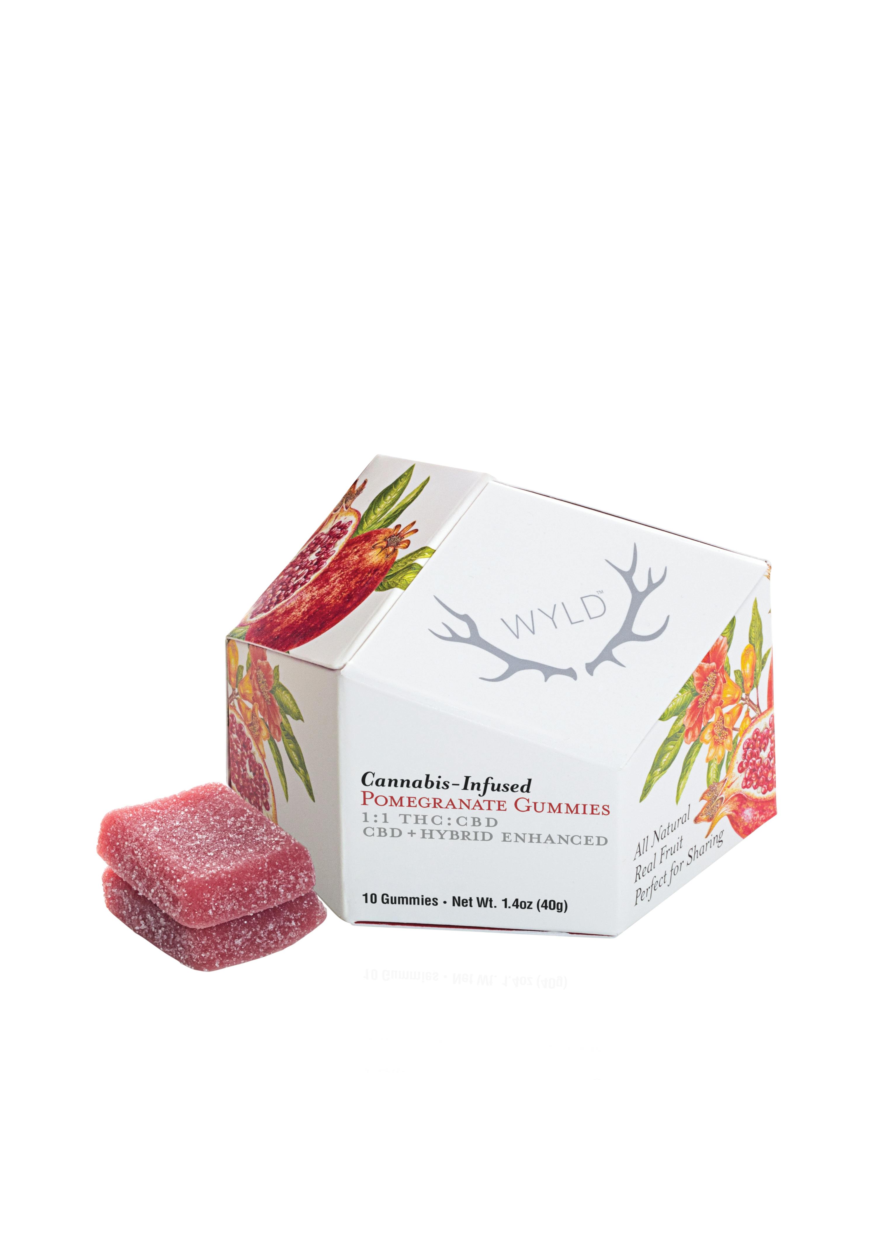 Wyld Grapefruit 1:1:1 THC/CBC/CBG Gummies