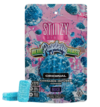 Stiiizy - Blue Raspberry Blast Gummies (100MG)