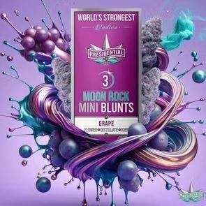 GRAPE MINI MOON ROCK BLUNT 3PK - 2.1 g - 3 Pack