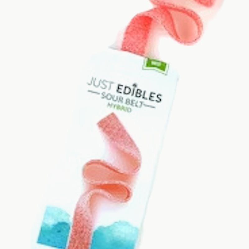 Just Edibles - Sour Long Belt Strawberry 100mg