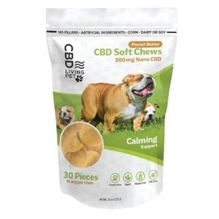 CBD Dog Soft Chews Calming Peanut Butter 300mg
