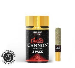 JEETER - INFUSED PREROLL (LIVE RESIN) - 0.5G 3PK - SATIVA - HAZE MIST