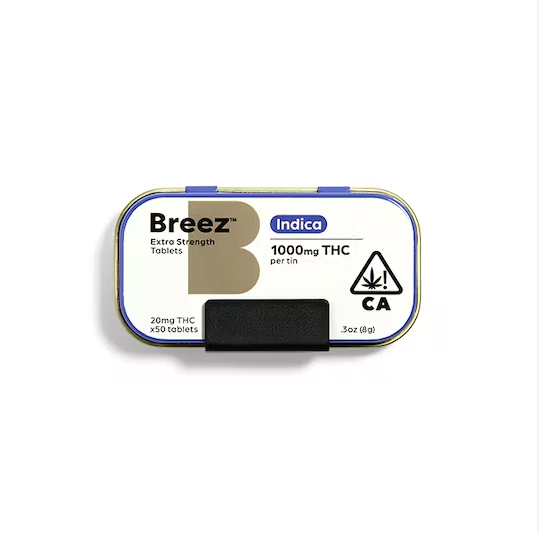 INDICA, 1000 MG THC EXTRA STRENGTH TABLET TINS
