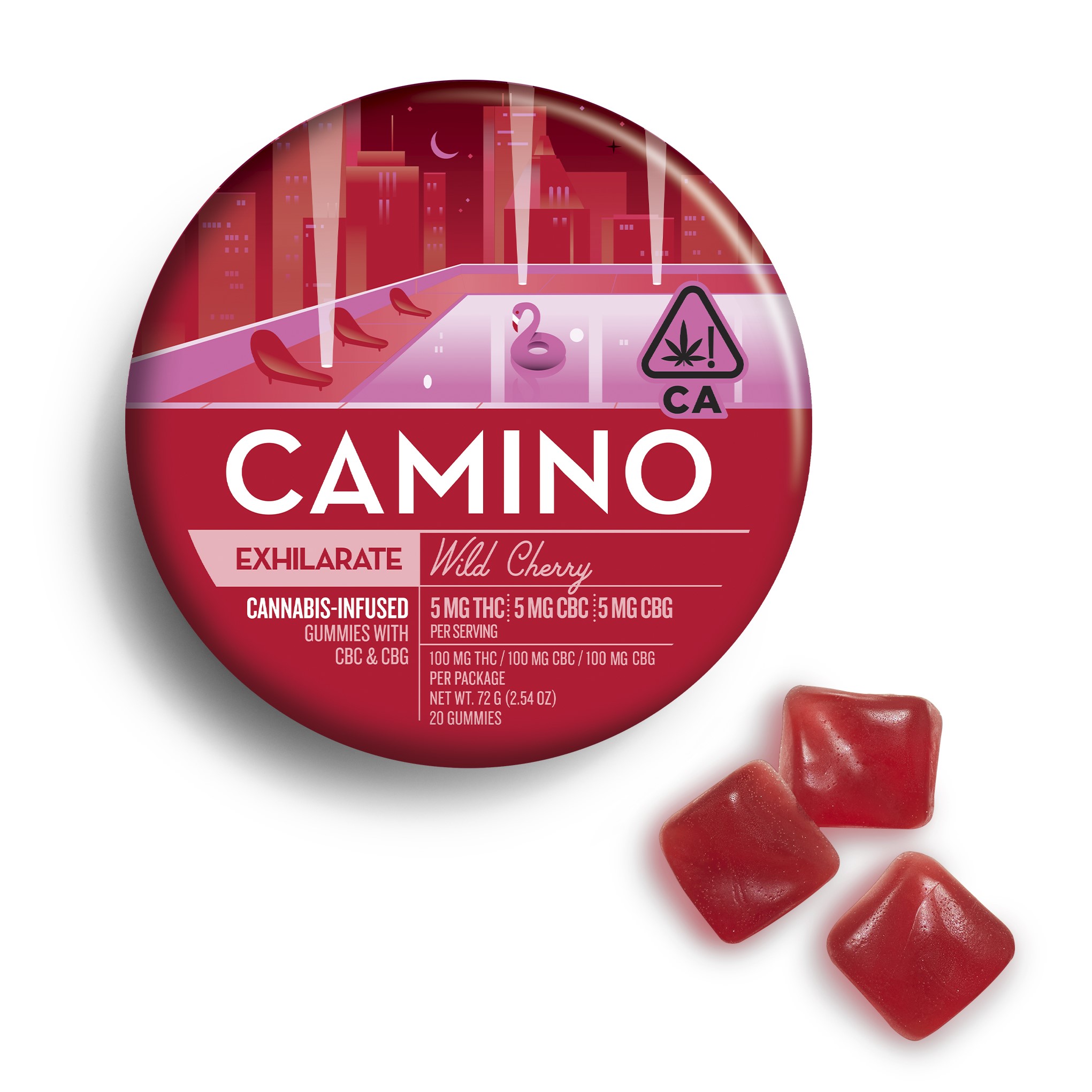 WILD CHERRY 1:1:1 (THC:CBC:CBG) GUMMIES