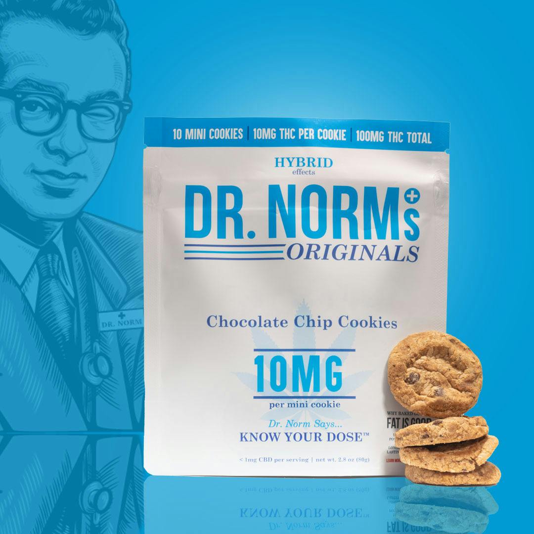 Dr. Norms | Mini Cookies 100mg | H | Chocolate Chip (10PK)