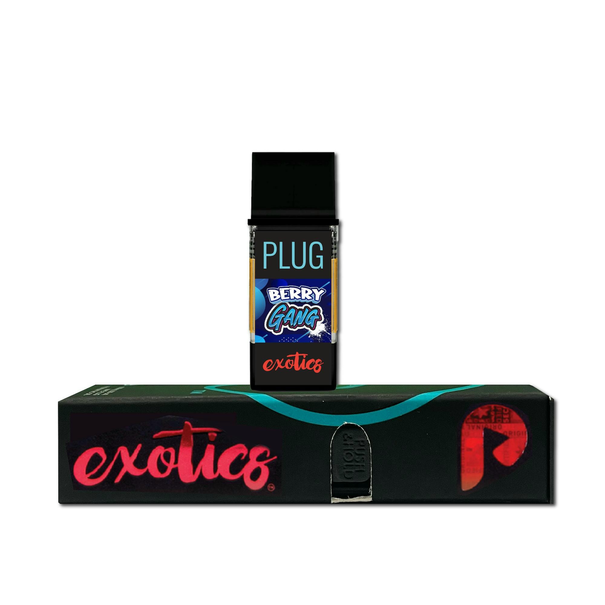 PLUG PLAY - VAPE (DISTILLATE) - 1G - HYBRID - BERRY GANG