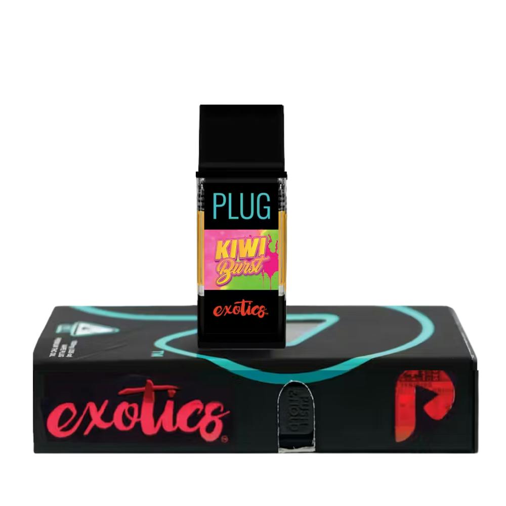 PLUG PLAY - VAPE (DISTILLATE) - 1G - SATIVA HYBRID - KIWI BURST