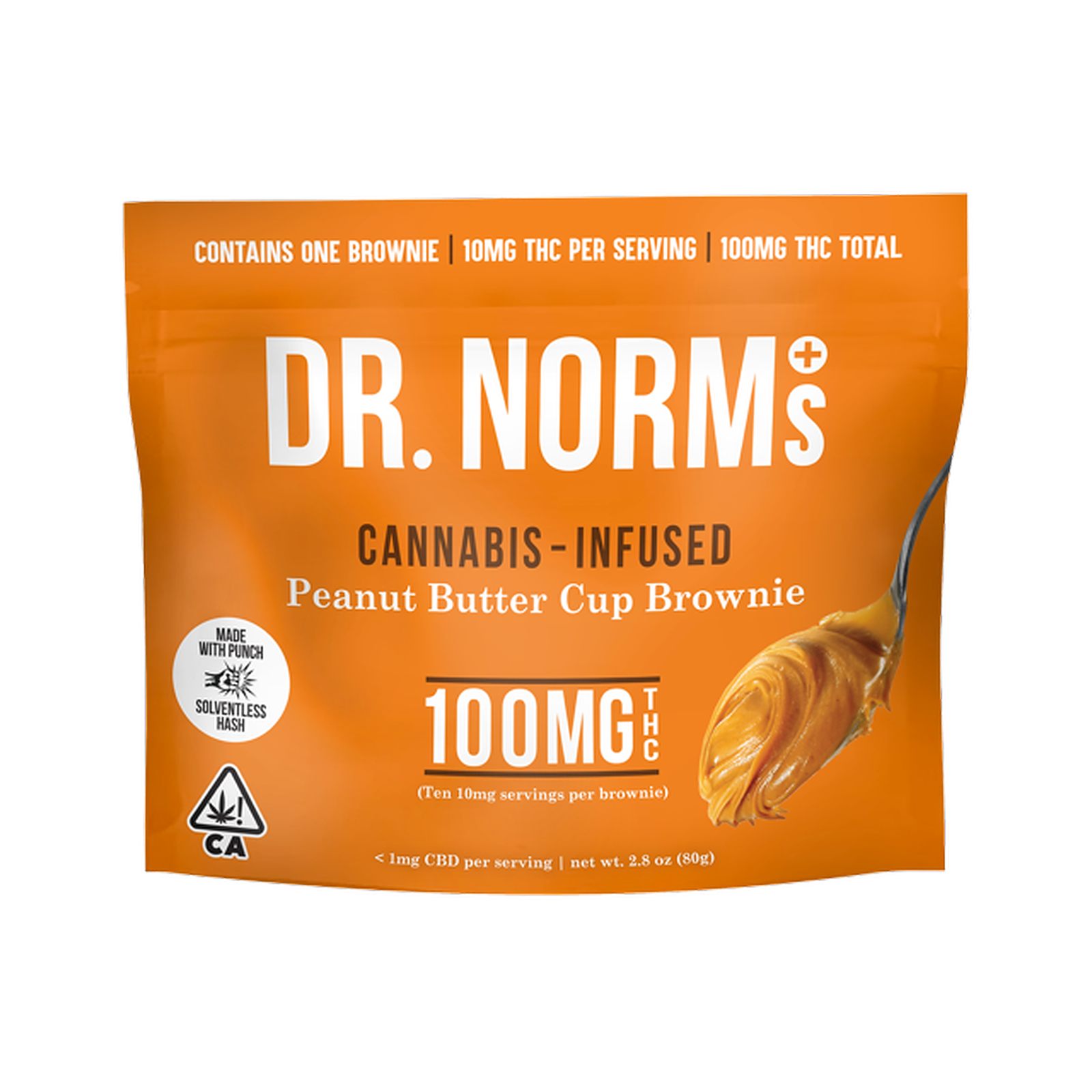 Dr. Norms | SVL Brownie 100mg | Peanut Butter
